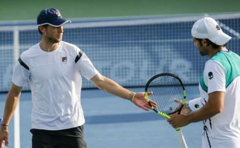 Andreas Seppi e Simone Bolelli nella foto