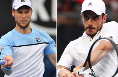 Andreas Seppi e Thomas Fabbiano nella foto
