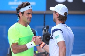 Andreas Seppi e Roger Federer