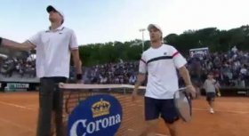 Andreas Seppi e John Isner al Masters 1000 di Roma