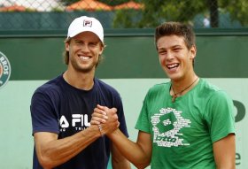 Andreas Seppi e Gianluigi Quinzi - Foto Tonelli