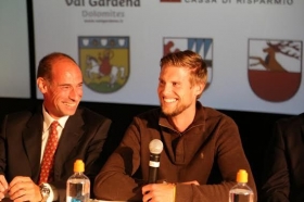 Direttore del torneo Wolfgang Wanker e Andreas Seppi durante la conferenza stampa a Setembre (fotografo: Karin Irsara)