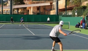 Andreas Seppi si allena con Novak Djokovic a MonteCarlo (Video)