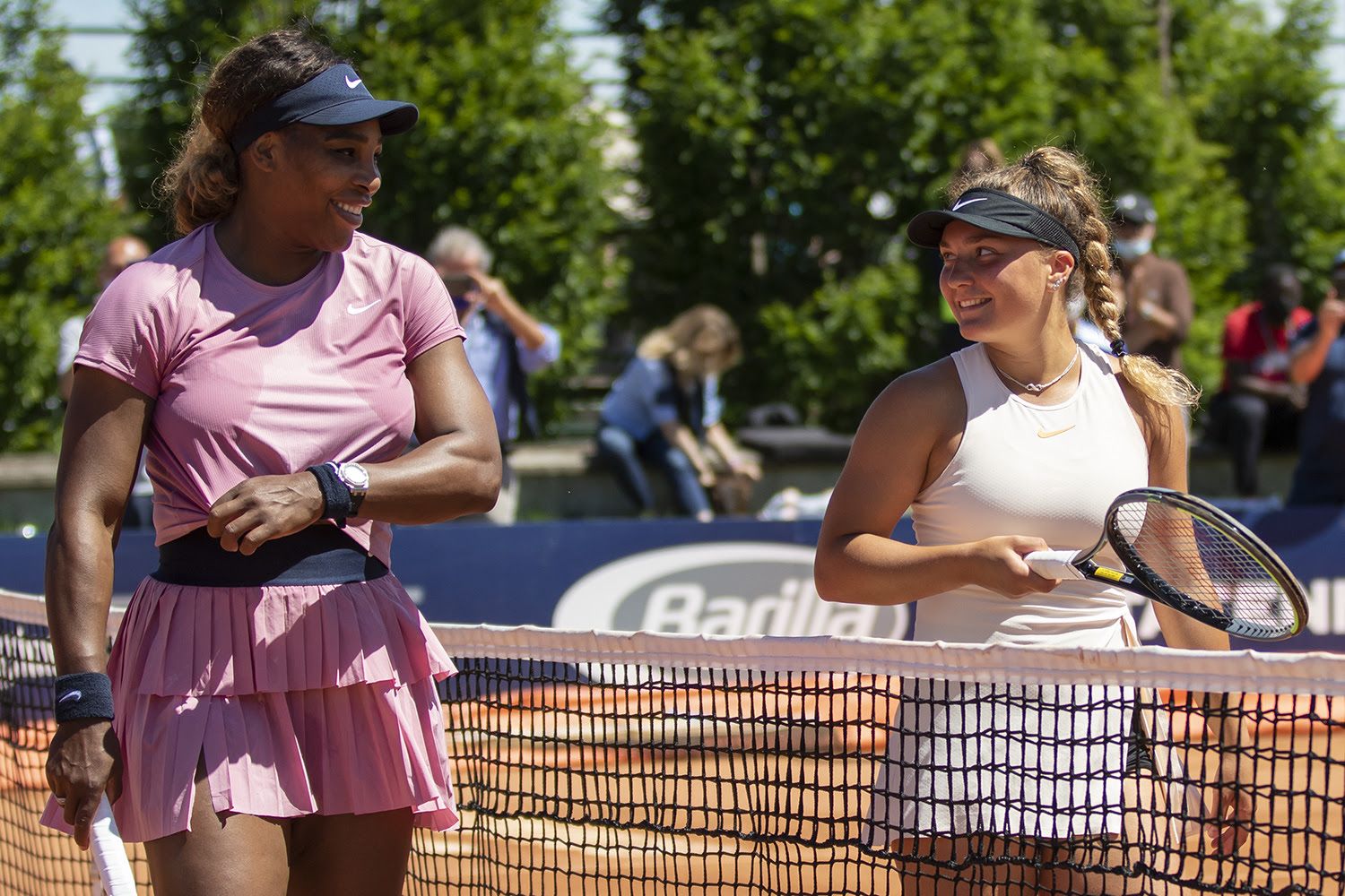 Serena Williams e Lisa Pigato - Foto Marta Magni/MEF Tennis Events