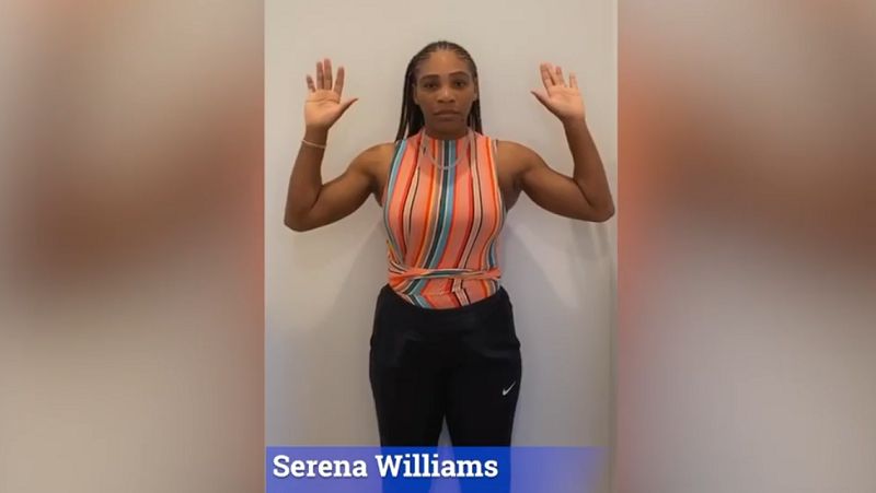 Serena Williams nella foto