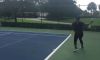 Serena Williams si allena al sesto mese di gravidanza (Video)