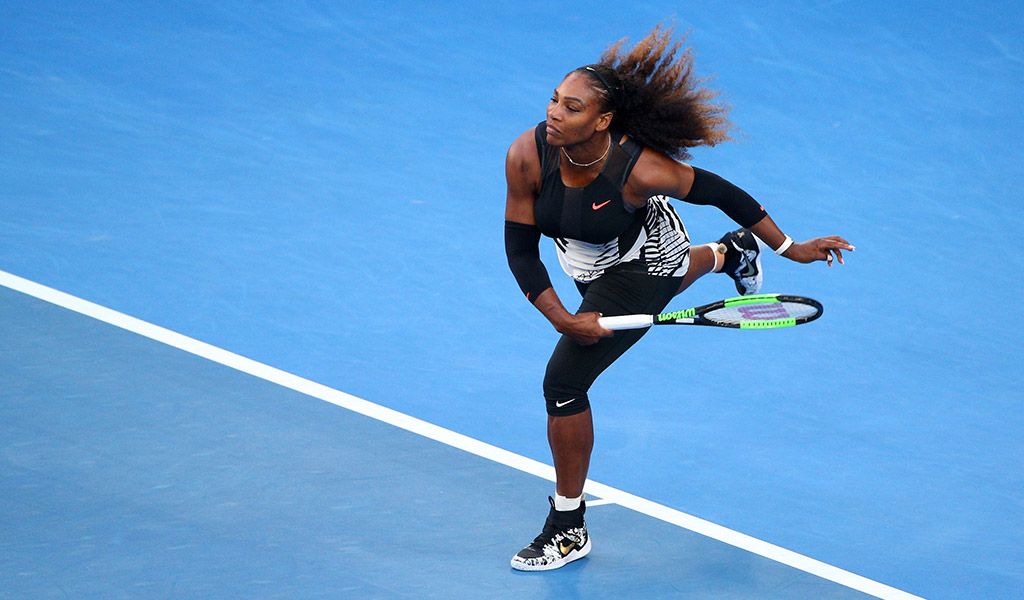 Serena Williams nella foto