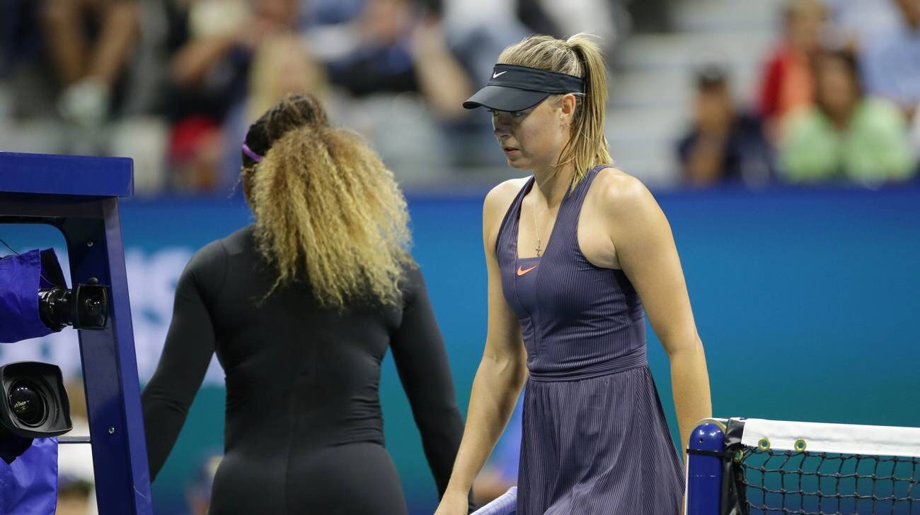 Maria Sharapova e Serena Williams nella foto