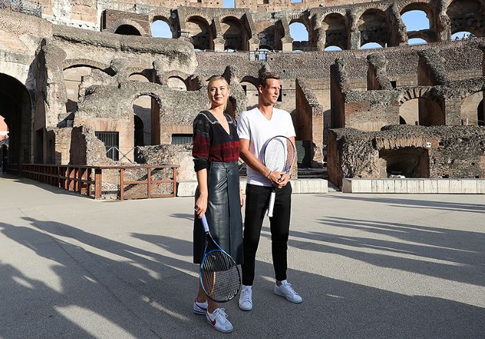 Maria Sharapova e Tomas Berdych
