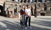 Dal Foro Italico: Berdych e Sharapova palleggiano al Colosseo (Video)