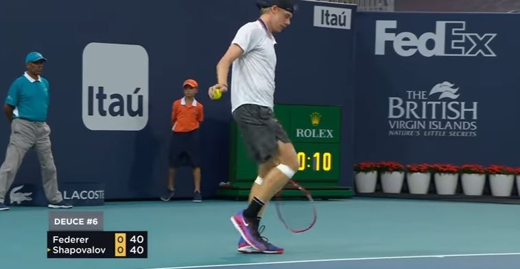 Denis Shapovalov nella foto