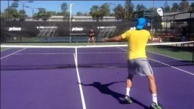 Maria Sharapova e Tommy Haas si allenano in Florida