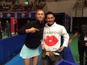 Maria Sharapova a Kobe nell'IPTL