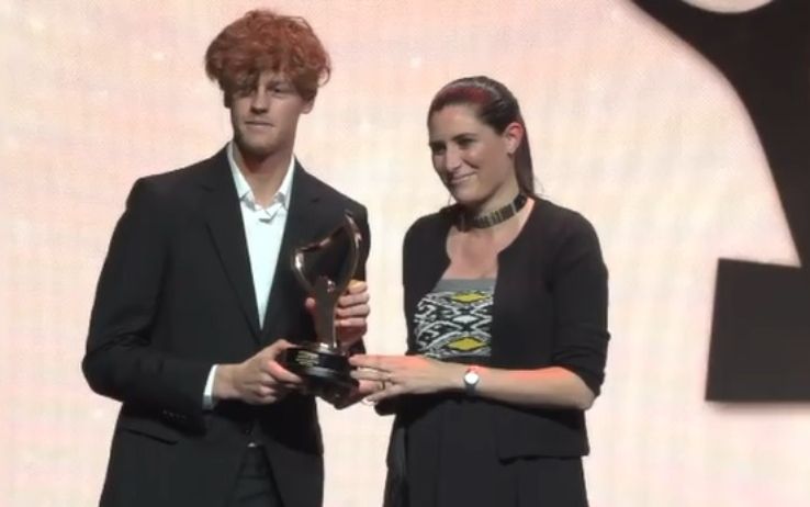 Sinner riceve il premio