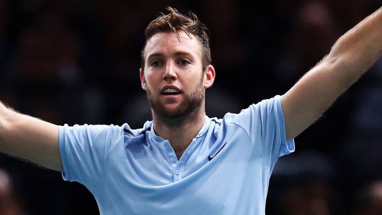 Jack Sock nella foto