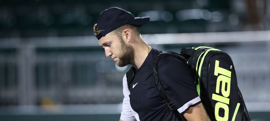 Jack Sock nella foto