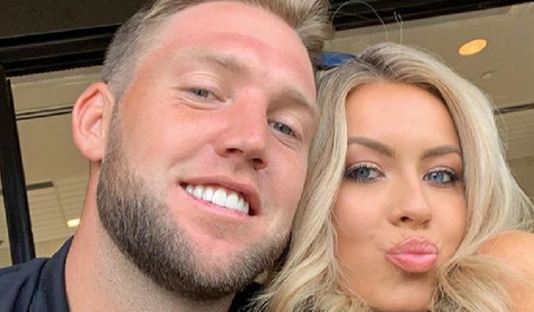 Jack Sock con la futura moglie Lauren Little