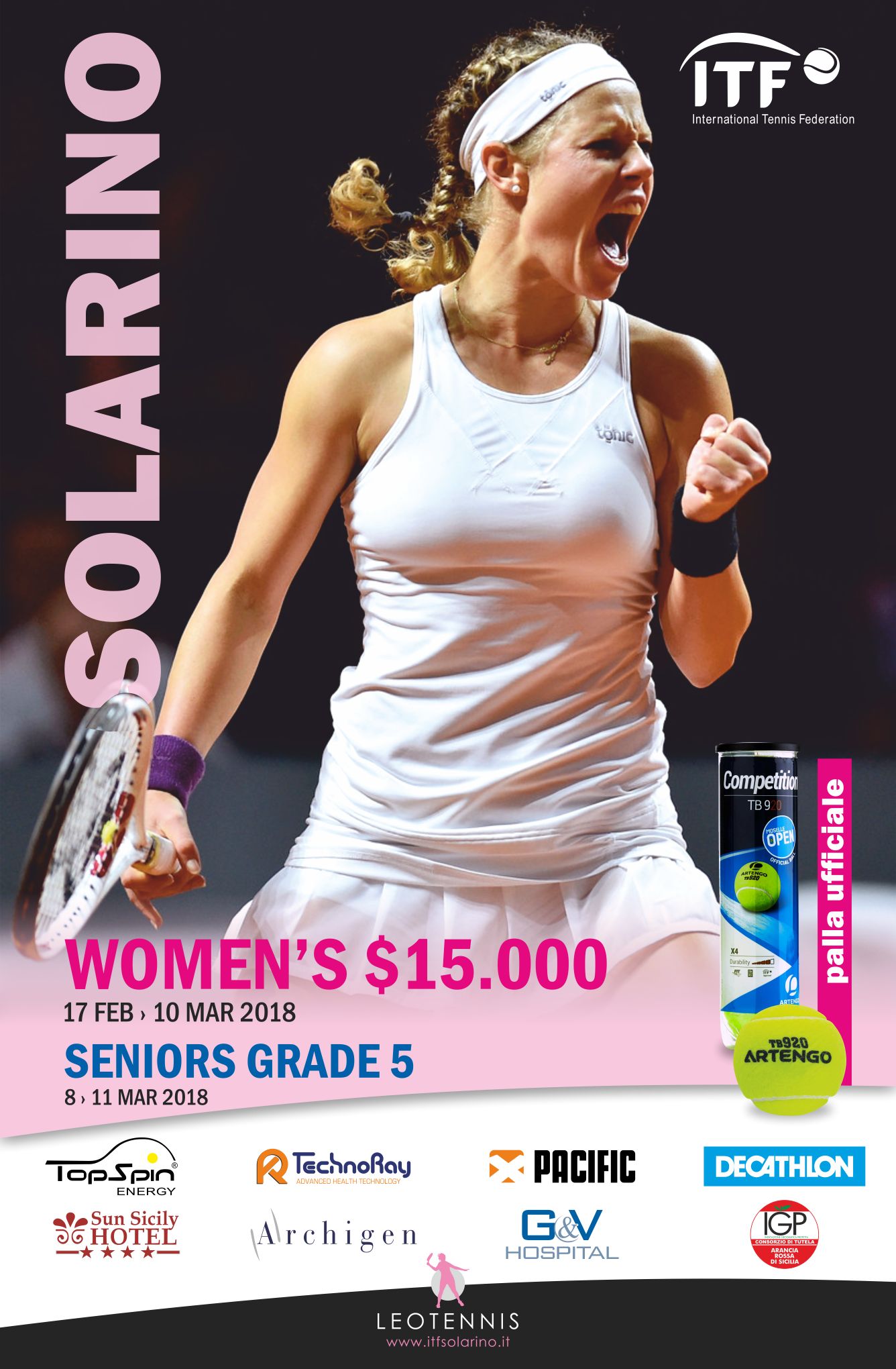 A Solarino in arrivo 4 tornei ITF consevutivi dal prossimo mese di Febbraio