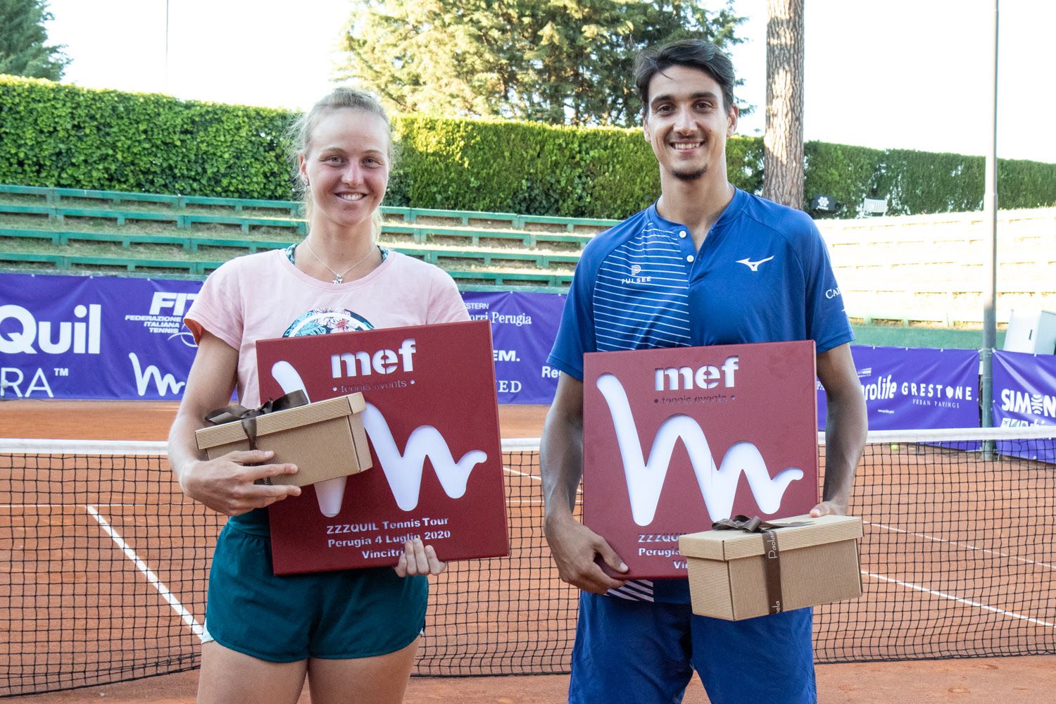 Liudmila Samsonova e Lorenzo Sonego - Foto Marta Magni