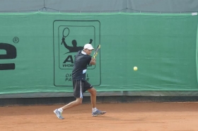 Lorenzo Sonego classe 1995, n.1567 ATP - Foto di Fabio Lesca realizzata oggi a Biella