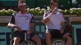 Daniele Bracciali e Potito Starace nella foto