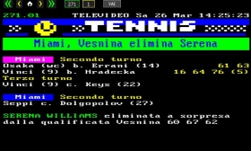 Serena perde dalla Vesnina ma è solo un errore....