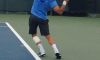 Da Montreal: Fabio Fognini si allena con una vistosa fasciatura al polpaccio sinistro