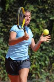 Lorenza Stefanelli saluta il torneo Bonfiglio - FOTO FRANCESCO PANUNZIO
