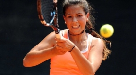 Nell'immagine la giovane classe '98 Lucrezia Stefanini al turno finale di quali a El Kantaoui