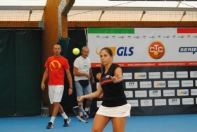 Giulia Sussarello ha vinto il suo primo match del campionato nella sfida casalinga della sesta giornata contro il Tc Prato