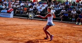 Nella foto Jil Belen Teichmann, classe 1997, n.515 WTA