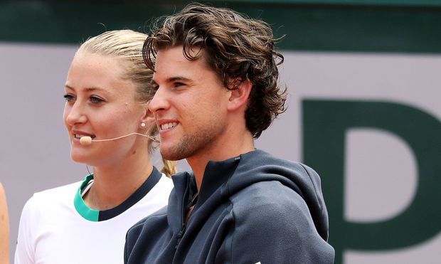 Dominic Thiem e Kristina Mladenovic