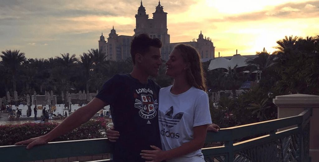 Dominic Thiem e il dolce messaggio alla sua Kristina Mladenovic