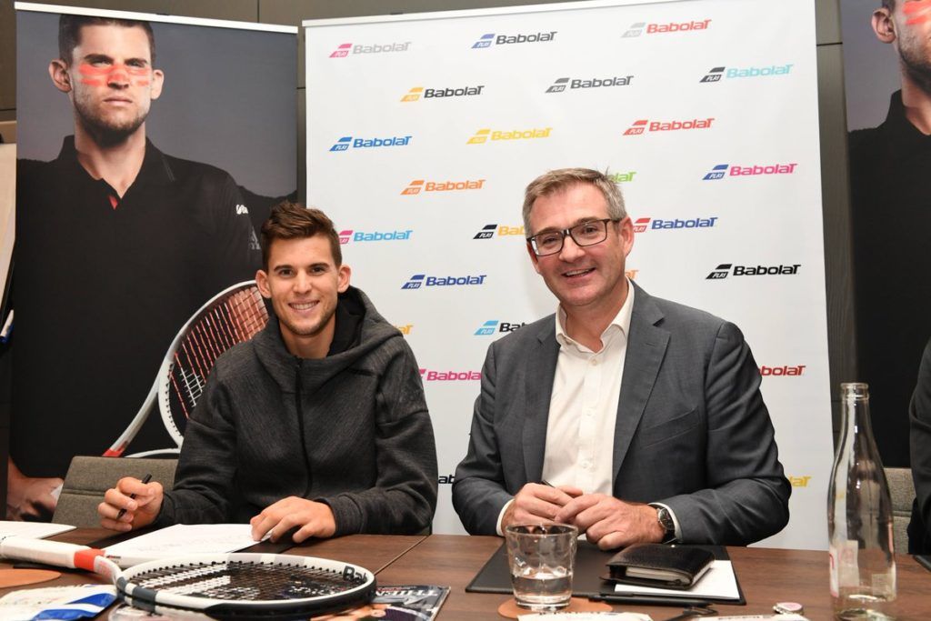Dominic Thiem nella foto