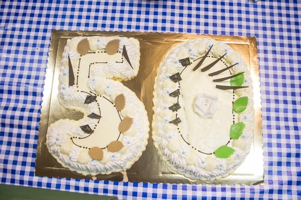 La torta per i 50 anni del TC Santa Croce