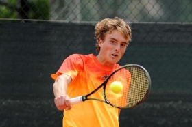 Il greco Stefanos Tsitsipas, già nei Top 500 Atp, è il più atteso nelle fasi calde del 57° Trofeo Bonfiglio. Negli ottavi affronta lo statunitense Bryde - Foto Francesco Panunzio
