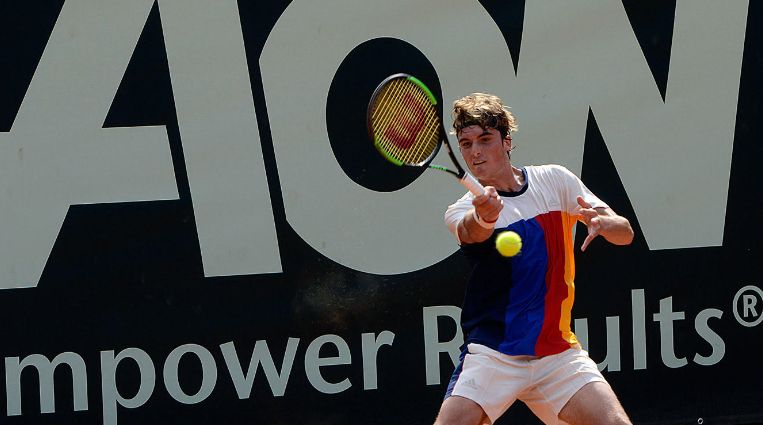 Stefanos Tsitsipas classe 1998, n.161 ATP - Foto Paolo Cresta