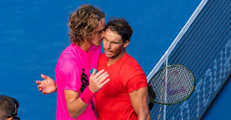 Stefanos Tsitsipas e Rada Nadal