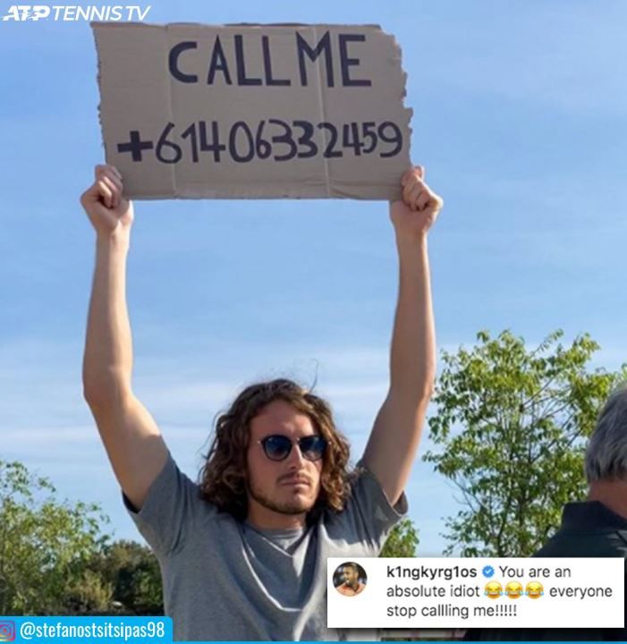 Stefanos Tsitsipas ed il regalo di compleanno "molto particolare" a Nick Kyrgios