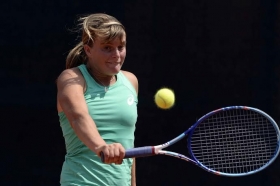 La brianzola Bianca Turati ha passato il 1° turno del Trofeo Bonfiglio battendo l'inglese Katie Swan, n.3 del seeding - Foto Panunzio