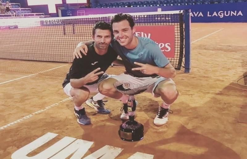 Marco Cecchinato e Simone Vagnozzi nella foto