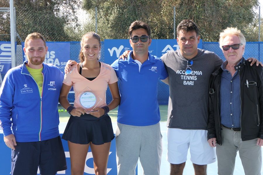 Emma Valletta vincitrice del torneo ITF di Bari