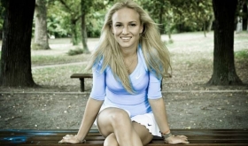 Donna Vekic nella foto