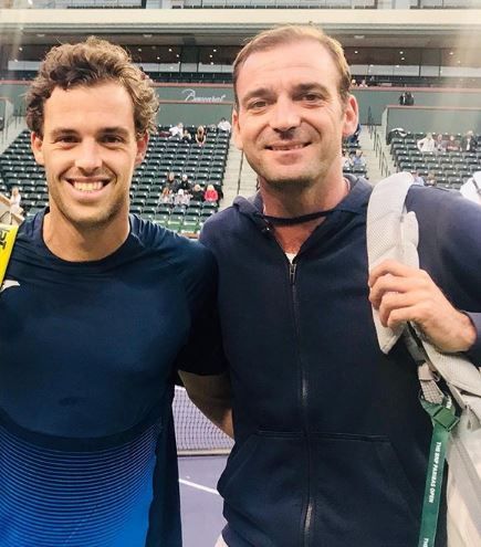Uros Vico e Marco Cecchinato nella foto