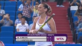 Roberta Vinci, 32 anni, Nr. 15 Wta