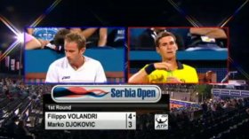 Filippo Volandri e Marko Djokovic