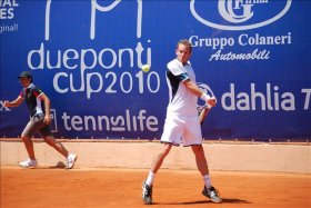Filippo Volandri vittorioso lo scorso anno a Roma - Due Ponti