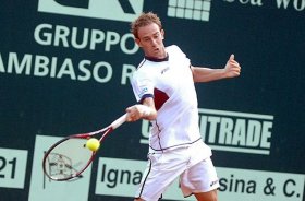 Filippo Volandri, classe 1981, best ranking n. 25 (luglio 2007).