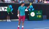 Da Melbourne: Stan Wawrinka incitato con C’mon Roger e lui “Non qui! Devi andare dall’altra parte”