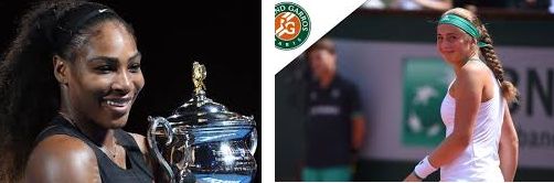Serena Williams e Jelena Ostapenko